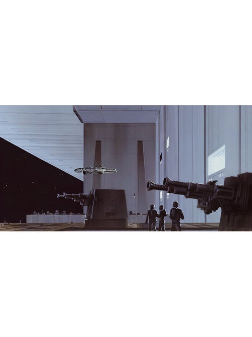 Papier peint panoramique - star wars classic rmq death star hangar - taille: 500 x 250 cm - Kiabi Papier peint panoramique - star wars classic rmq death star hangar - taille: 500 x 250 cm - Kiabi