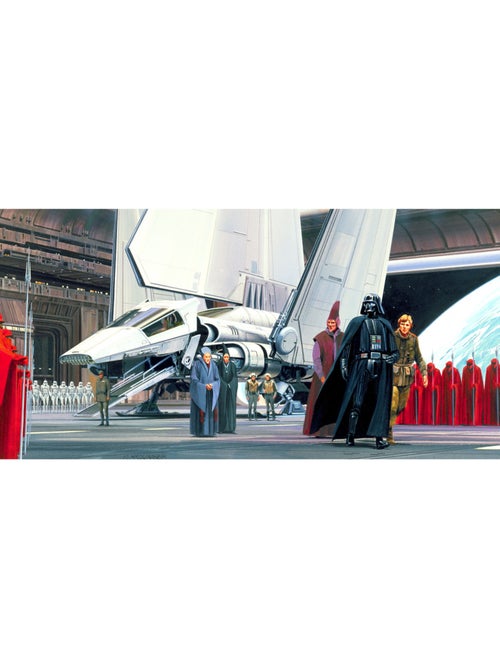 Papier peint panoramique - star wars classic rmq death star shuttle dock - taille: 500 x 250 cm - Kiabi Papier peint panoramique - star wars classic rmq death star shuttle dock - taille: 500 x 250 cm - Kiabi
