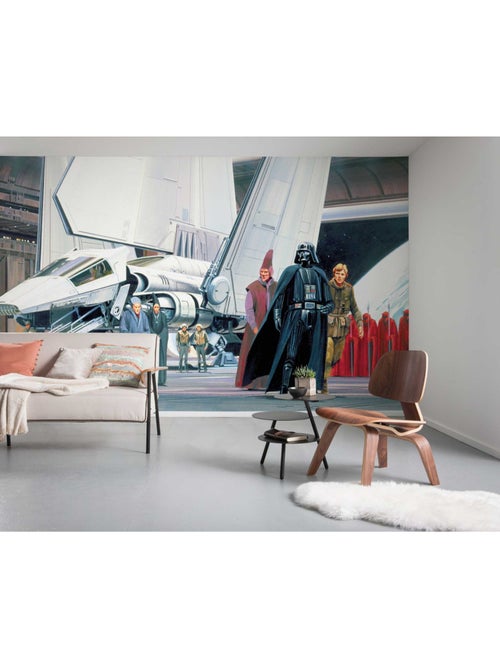 Papier peint panoramique - star wars classic rmq death star shuttle dock - taille: 500 x 250 cm - Kiabi Papier peint panoramique - star wars classic rmq death star shuttle dock - taille: 500 x 250 cm - Kiabi