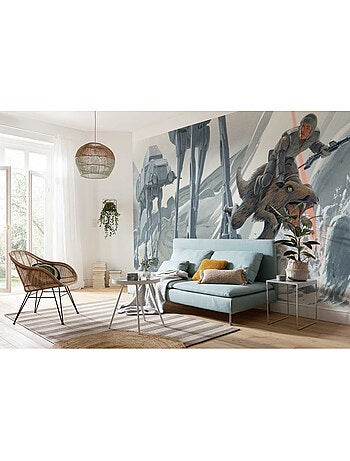 Papier peint panoramique - star wars classic rmq hoth battle ground - taille: 500 x 250 cm