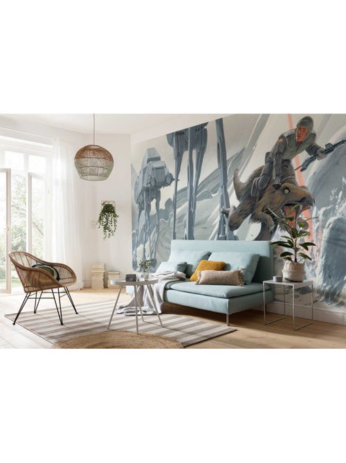 Papier peint panoramique - star wars classic rmq hoth battle ground - taille: 500 x 250 cm - Kiabi Papier peint panoramique - star wars classic rmq hoth battle ground - taille: 500 x 250 cm - Kiabi