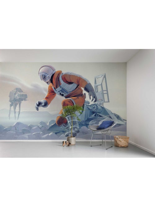 Papier peint panoramique - star wars classic rmq hoth battle pilot - taille: 500 x 250 cm - Kiabi Papier peint panoramique - star wars classic rmq hoth battle pilot - taille: 500 x 250 cm - Kiabi