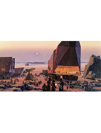 Papier peint panoramique - star wars classic rmq java market - taille: 500 x 250 cm