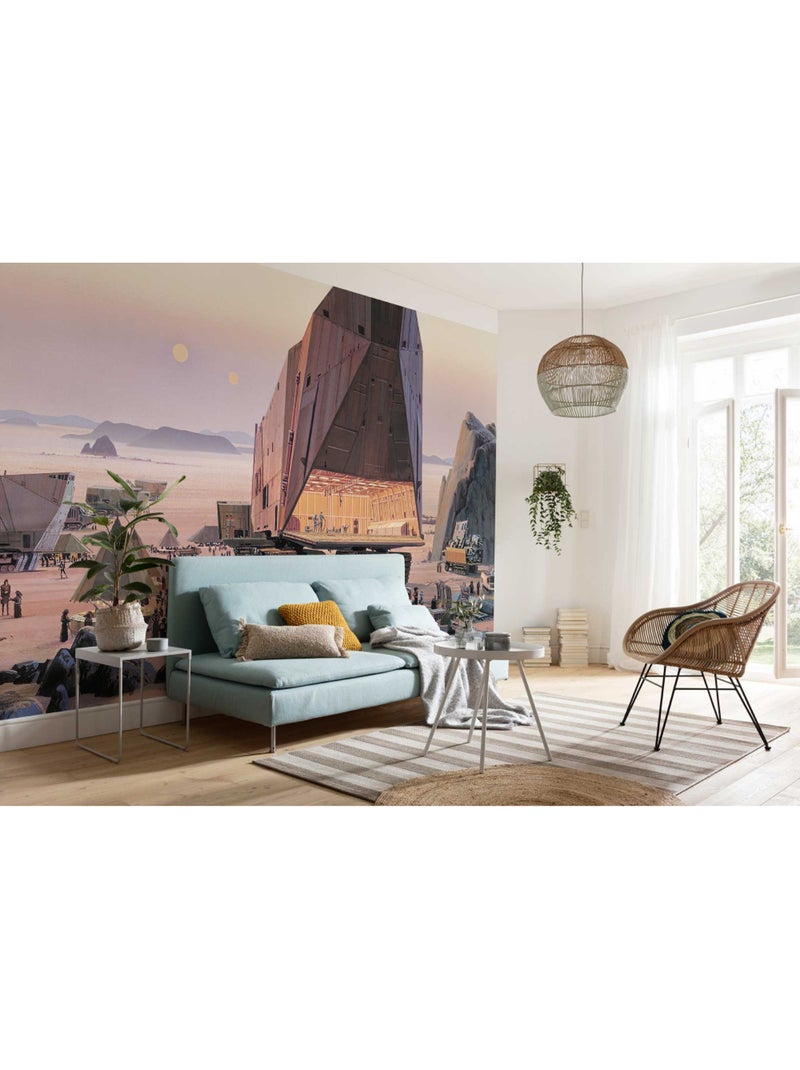 Papier peint panoramique - star wars classic rmq java market - taille: 500 x 250 cm Multicolore - Kiabi