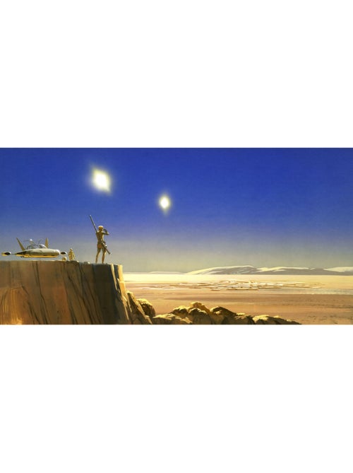 Papier peint panoramique - star wars classic rmq mos eisley edge - taille: 500 x 250 cm - Kiabi Papier peint panoramique - star wars classic rmq mos eisley edge - taille: 500 x 250 cm - Kiabi