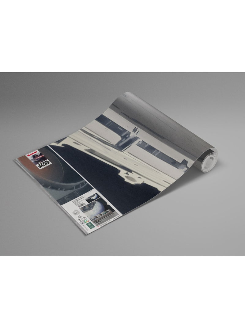 Papier peint panoramique - star wars classic rmq stardestroyer - taille: 500 x 250 cm Multicolore - Kiabi