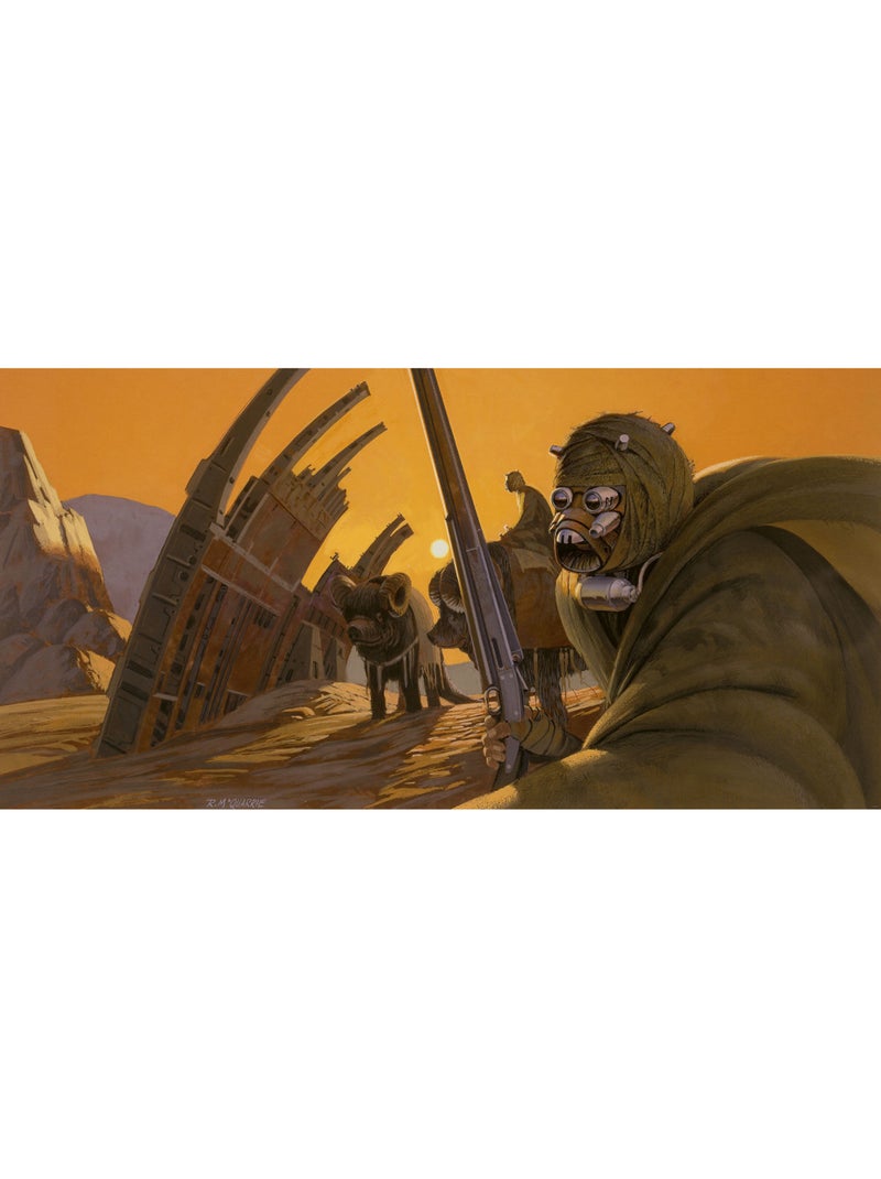 Papier peint panoramique - star wars classic rmq tusken - taille: 500 x 250 cm Multicolore - Kiabi