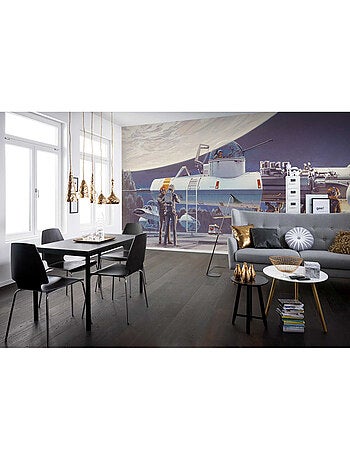 Papier peint panoramique - star wars classic rmq yavin hangar - taille: 500 x 250 cm