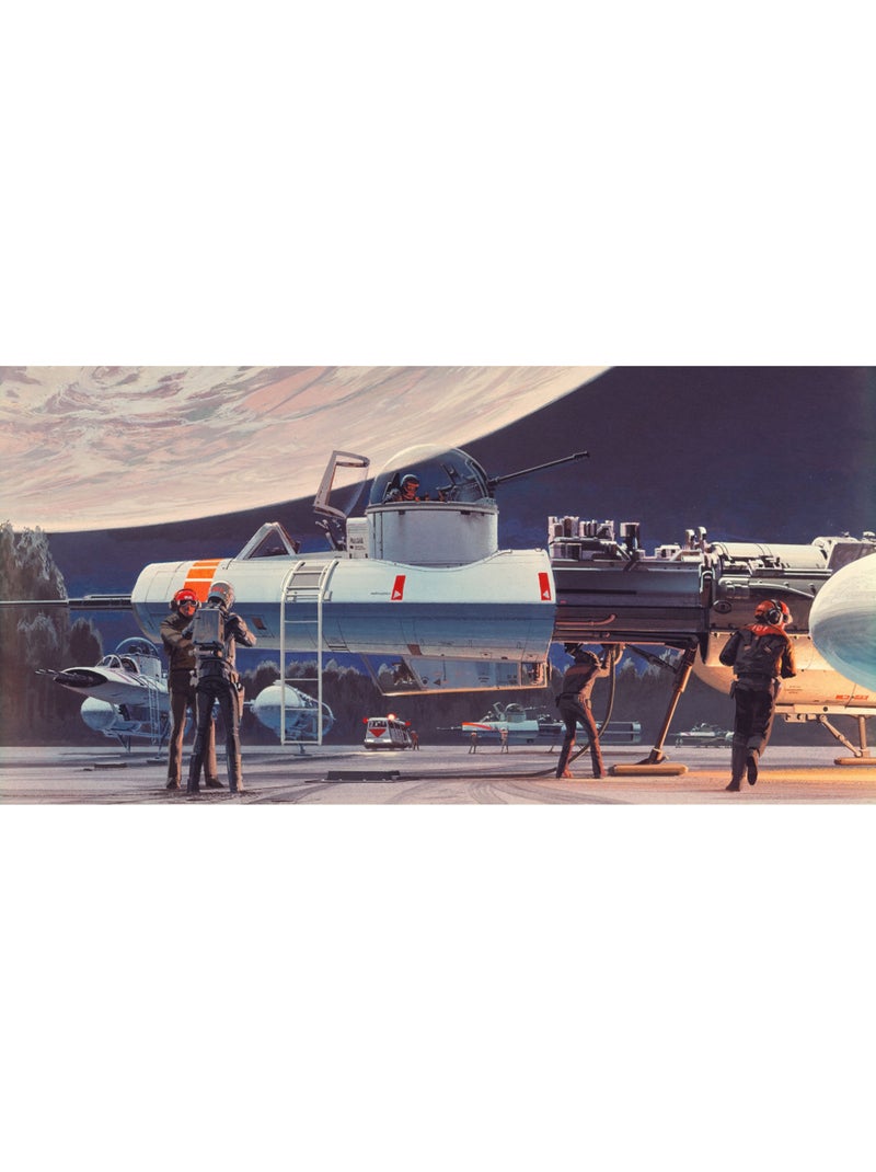 Papier peint panoramique - star wars classic rmq yavin hangar - taille: 500 x 250 cm Multicolore - Kiabi