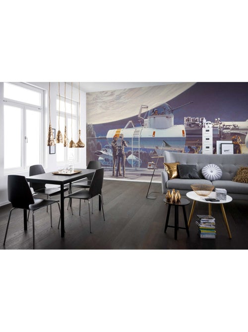 Papier peint panoramique - star wars classic rmq yavin hangar - taille: 500 x 250 cm - Kiabi Papier peint panoramique - star wars classic rmq yavin hangar - taille: 500 x 250 cm - Kiabi