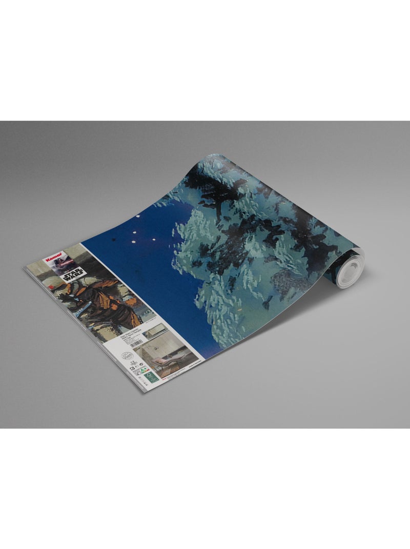 Papier peint panoramique - star wars classic rmq yavin temple - taille: 500 x 250 cm Multicolore - Kiabi