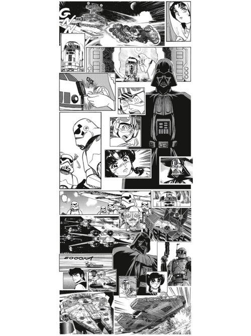 Papier peint panoramique - star wars manga madness - taille: 100 x 250 cm - Kiabi Papier peint panoramique - star wars manga madness - taille: 100 x 250 cm - Kiabi