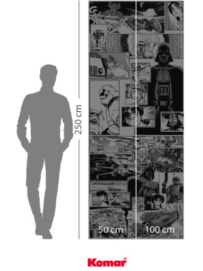 Papier peint panoramique - star wars manga madness - taille: 100 x 250 cm Multicolore - Kiabi