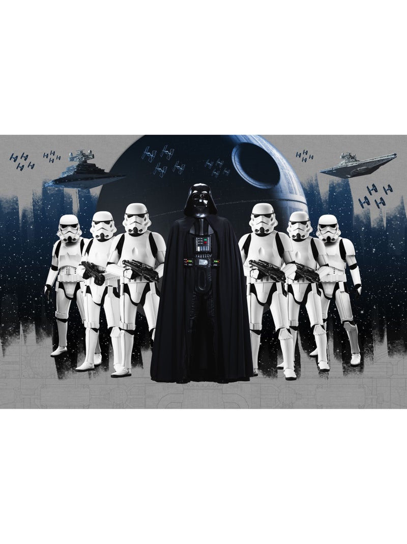 Papier peint panoramique - star wars the dark side - taille: 368 x 248 cm Multicolore - Kiabi