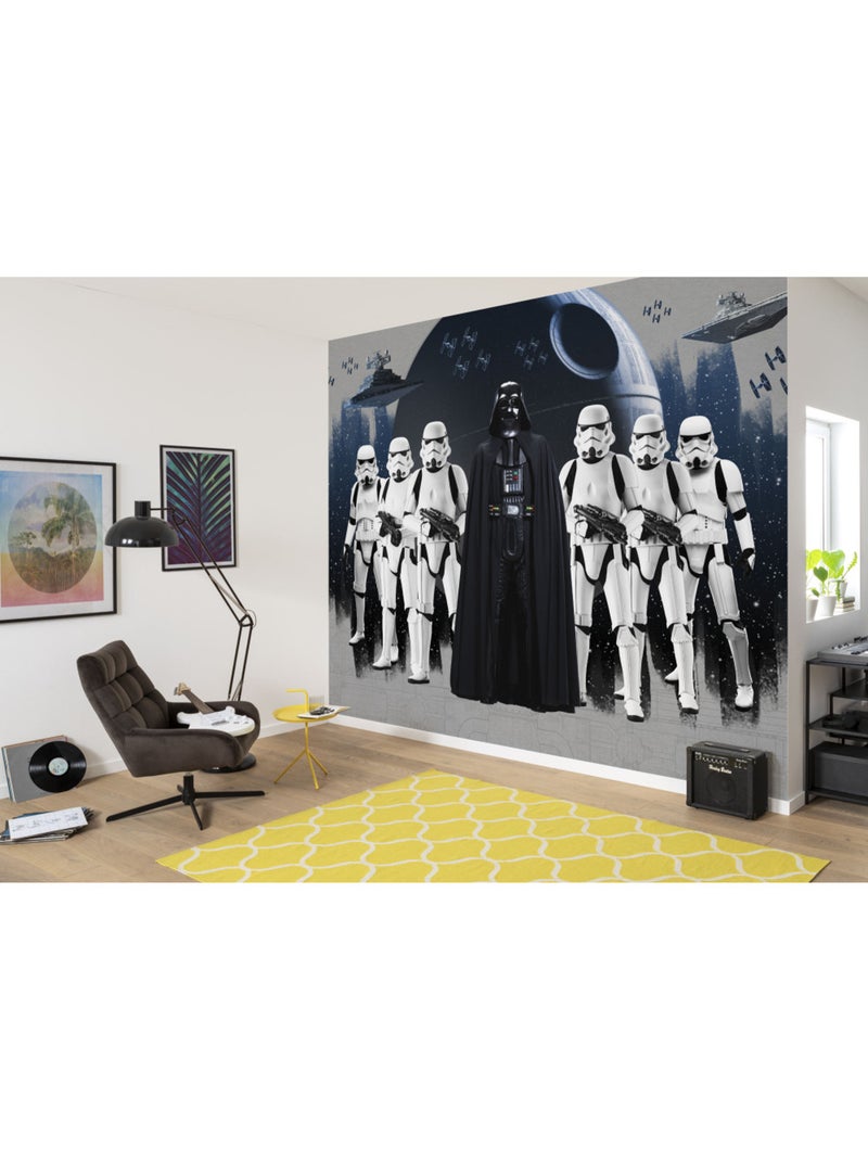 Papier peint panoramique - star wars the dark side - taille: 368 x 248 cm Multicolore - Kiabi