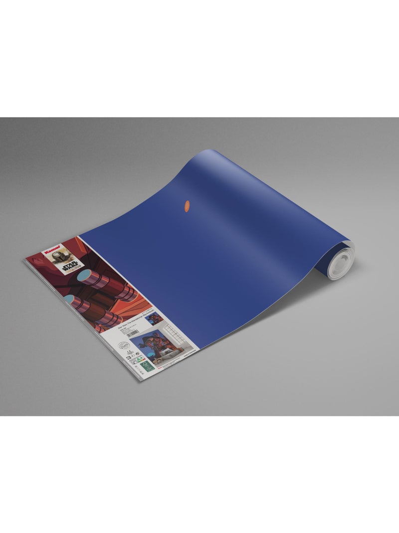 Papier peint panoramique - star wars the mandalorian big ambush - taille: 250 x 280 cm Multicolore - Kiabi