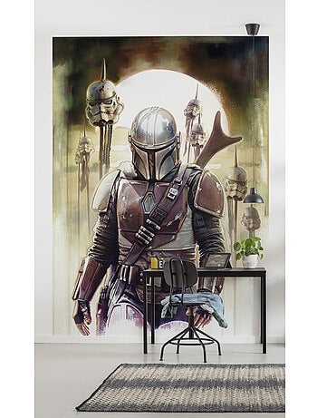 Papier peint panoramique - star wars the mandalorian big impaler - taille: 200 x 280 cm