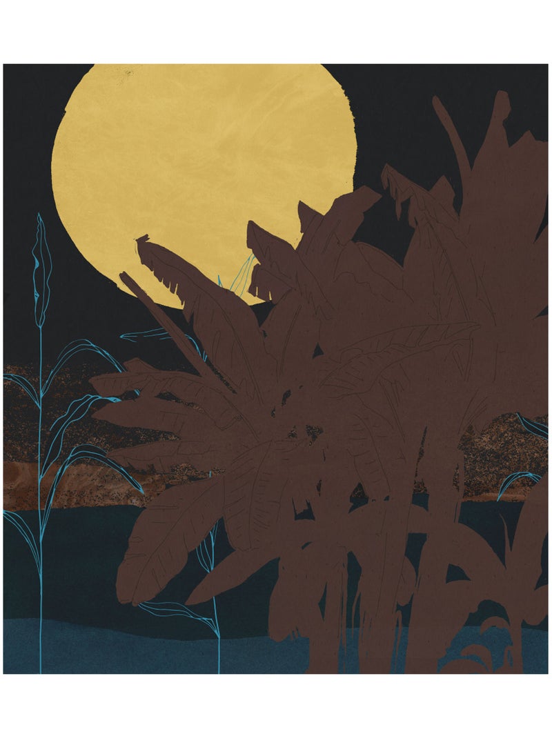 Papier peint panoramique - supermoon - taille: 250 x 280 cm Multicolore - Kiabi