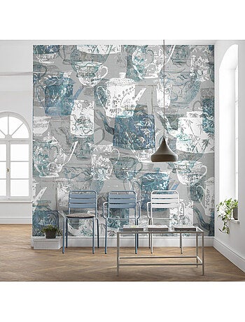 Papier peint panoramique - tableware - taille: 300 x 280 cm