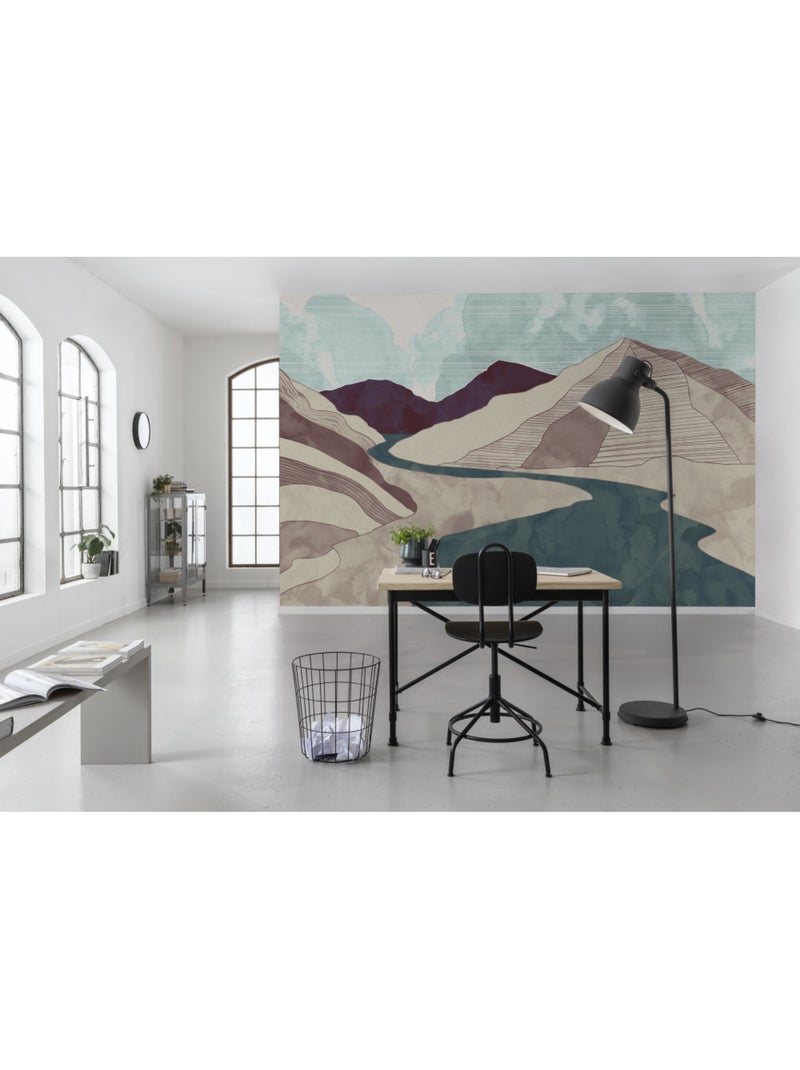 Papier peint panoramique - terra - taille: 400 x 280 cm Multicolore - Kiabi