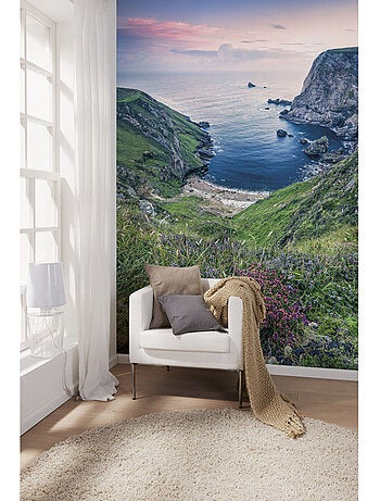 Papier peint panoramique - the blue bay - taille: 200 x 250 cm