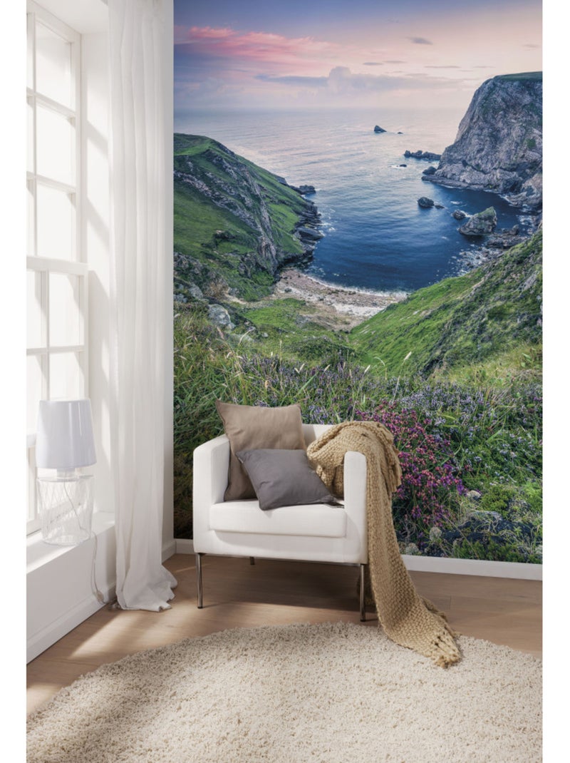 Papier peint panoramique - the blue bay - taille: 200 x 250 cm Multicolore - Kiabi