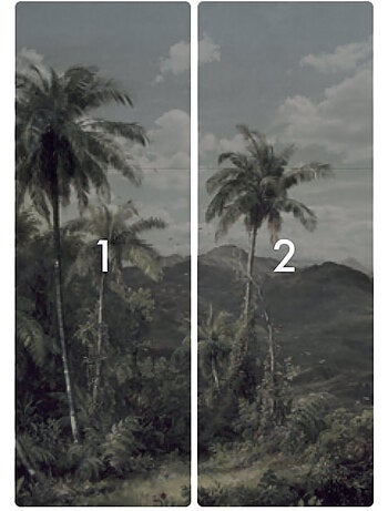 Papier peint panoramique - the exotic land - taille: 200 x 280 cm