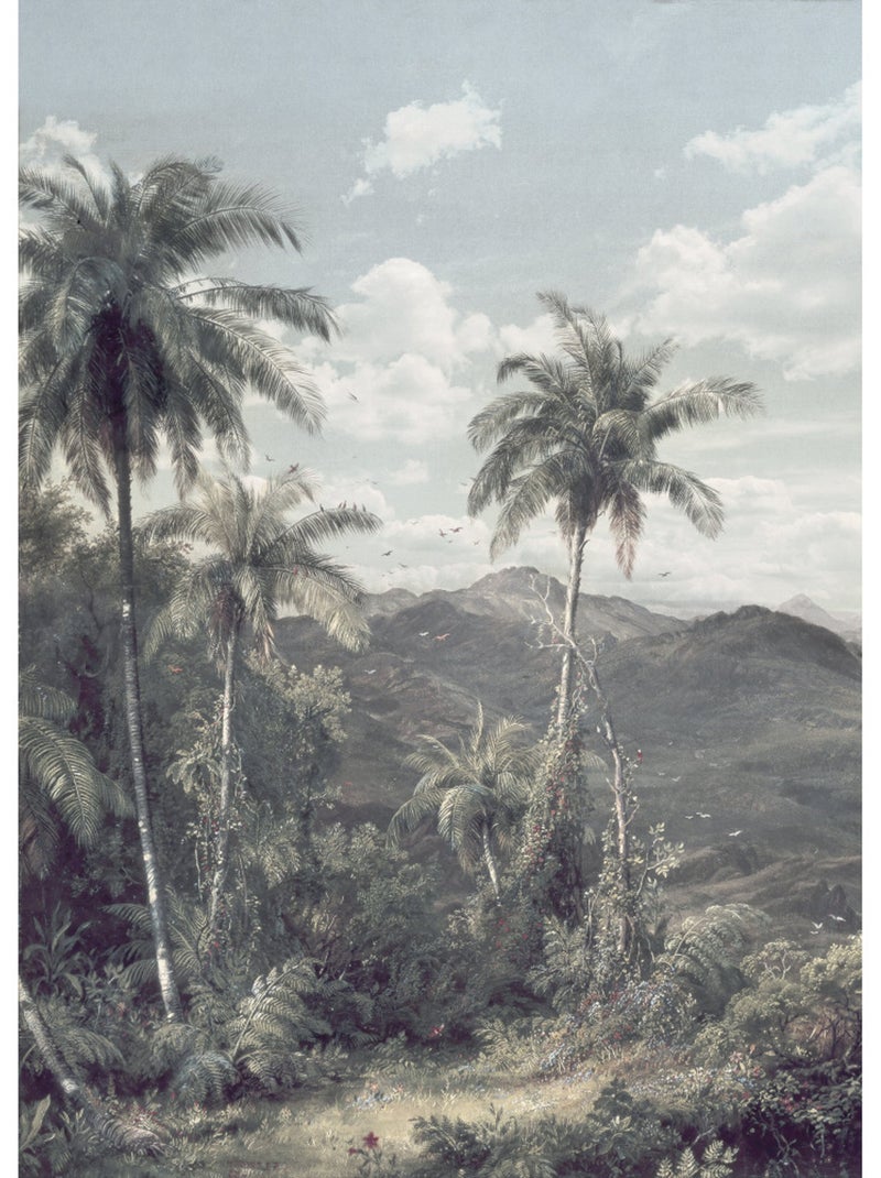 Papier peint panoramique - the exotic land - taille: 200 x 280 cm Multicolore - Kiabi