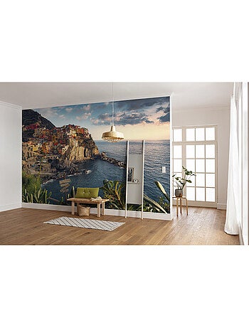 Papier peint panoramique - the picturesque village - taille: 450 x 280 cm