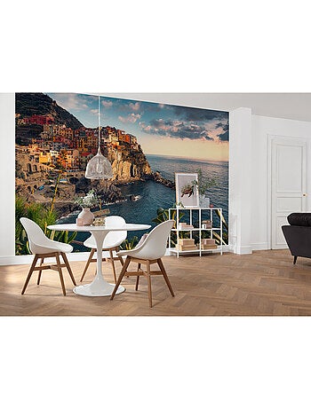 Papier peint panoramique - the picturesque village - taille: 450 x 280 cm