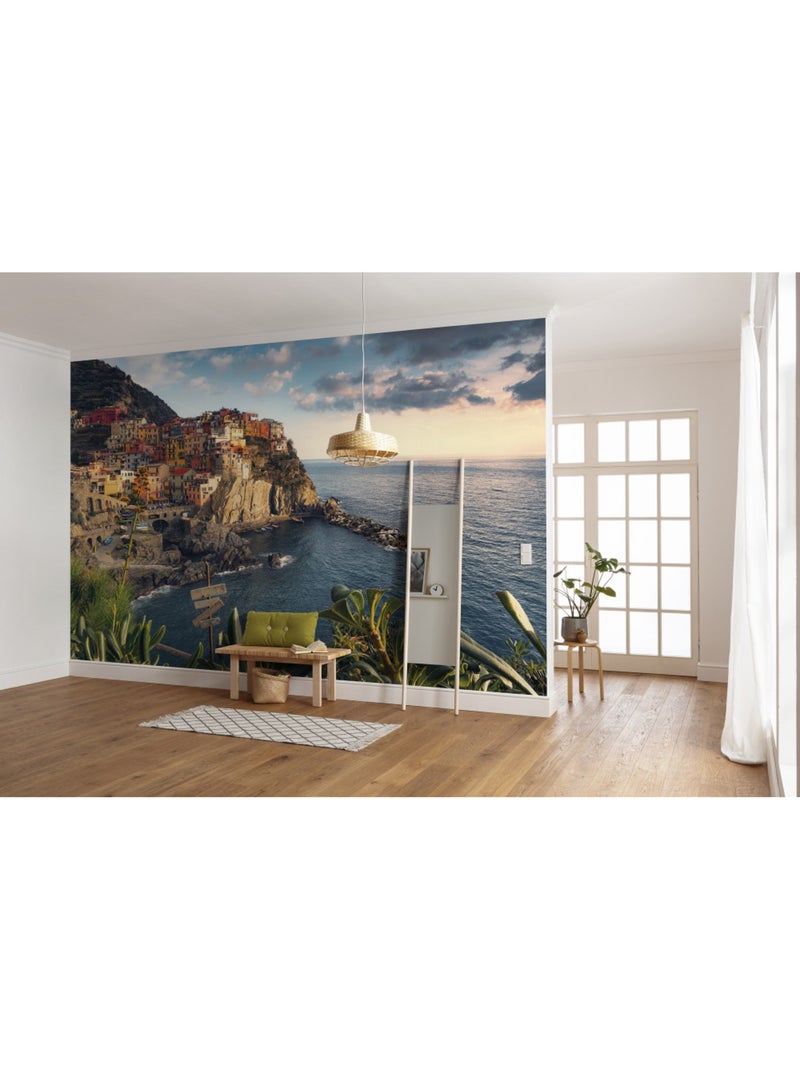 Papier peint panoramique - the picturesque village - taille: 450 x 280 cm Multicolore - Kiabi