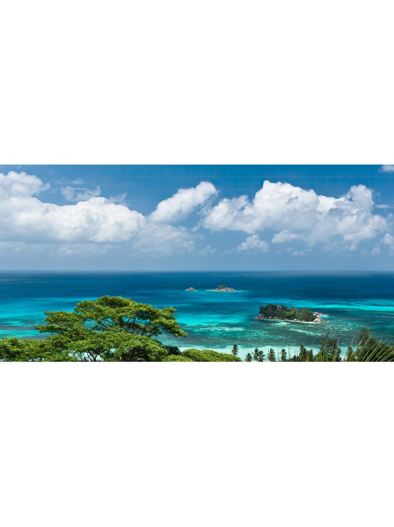 Papier peint panoramique - the sea view - taille: 400 x 200 cm Multicolore - Kiabi