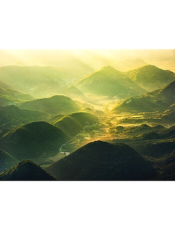 Papier peint panoramique - the shire - taille: 200 x 150 cm