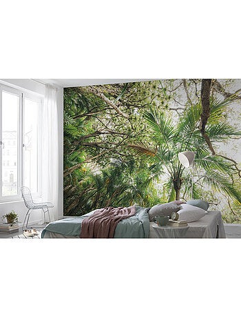 Papier peint panoramique - touch the jungle - taille: 450 x 280 cm