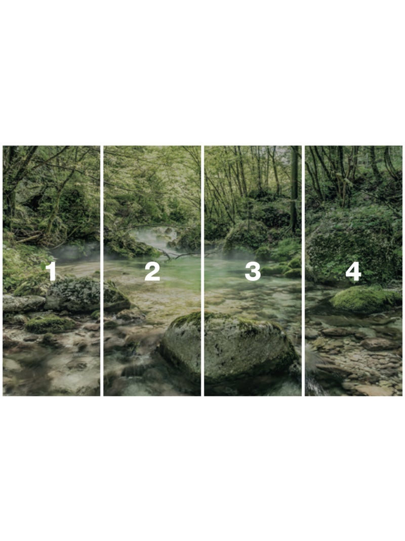 Papier peint panoramique - tranquil pool - taille: 400 x 250 cm Multicolore - Kiabi