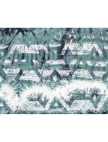 Papier peint panoramique - tribal dye - taille: 350 x 280 cm