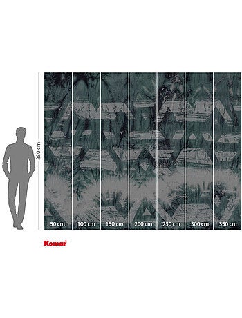 Papier peint panoramique - tribal dye - taille: 350 x 280 cm