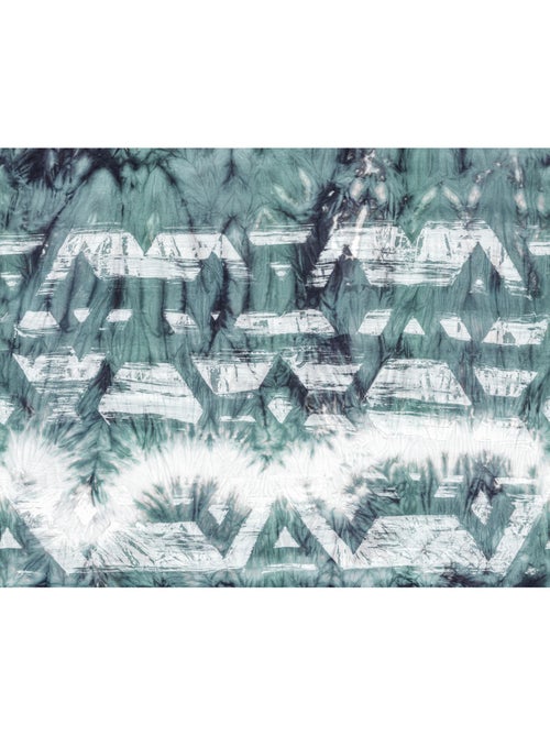 Papier peint panoramique - tribal dye - taille: 350 x 280 cm - Kiabi