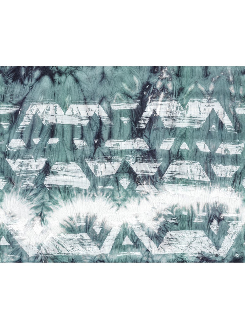 Papier peint panoramique - tribal dye - taille: 350 x 280 cm Multicolore - Kiabi