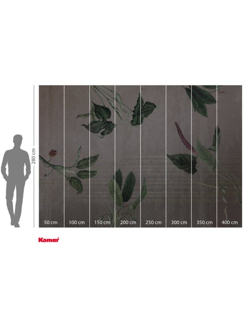 Papier peint panoramique - tropic concrete - taille: 400 x 280 cm - Kiabi Papier peint panoramique - tropic concrete - taille: 400 x 280 cm - Kiabi