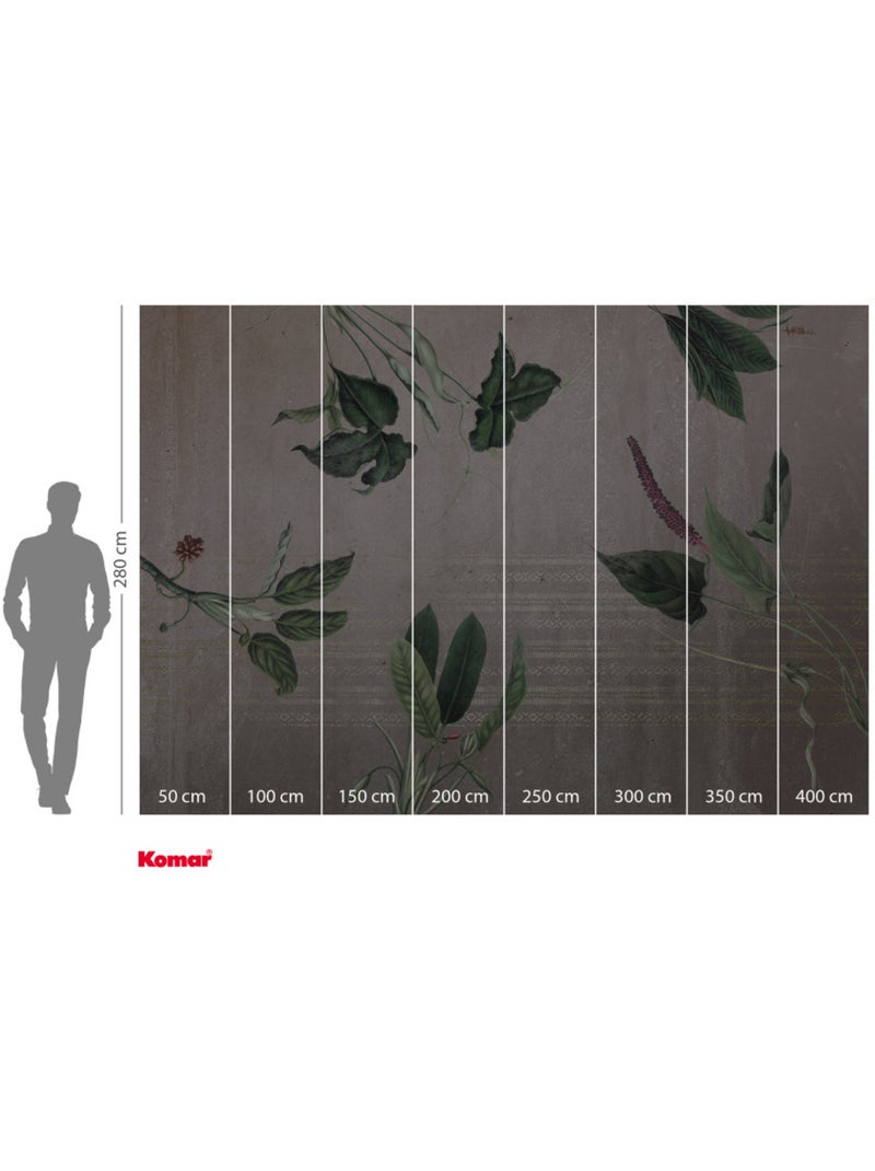 Papier peint panoramique - tropic concrete - taille: 400 x 280 cm Multicolore - Kiabi