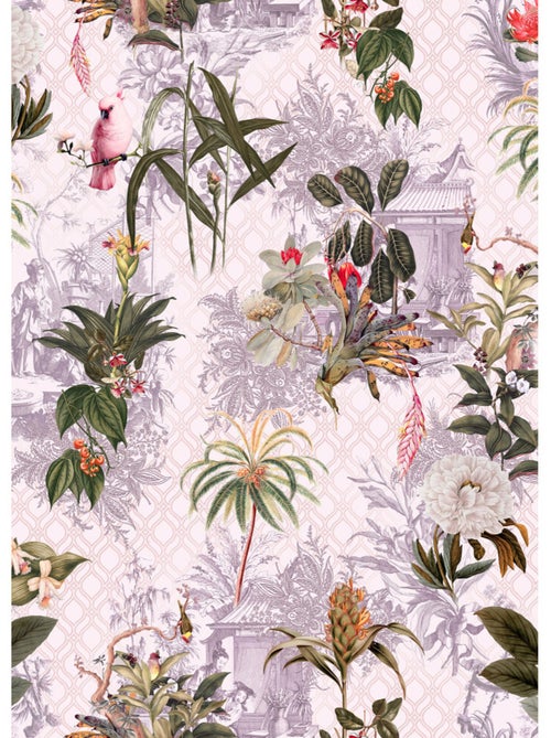 Papier peint panoramique - tropicana - taille: 200 x 280 cm - Kiabi