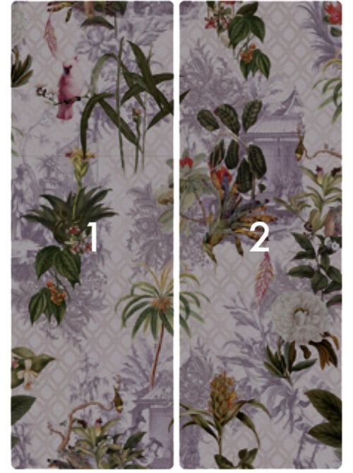 Papier peint panoramique - tropicana - taille: 200 x 280 cm - Kiabi