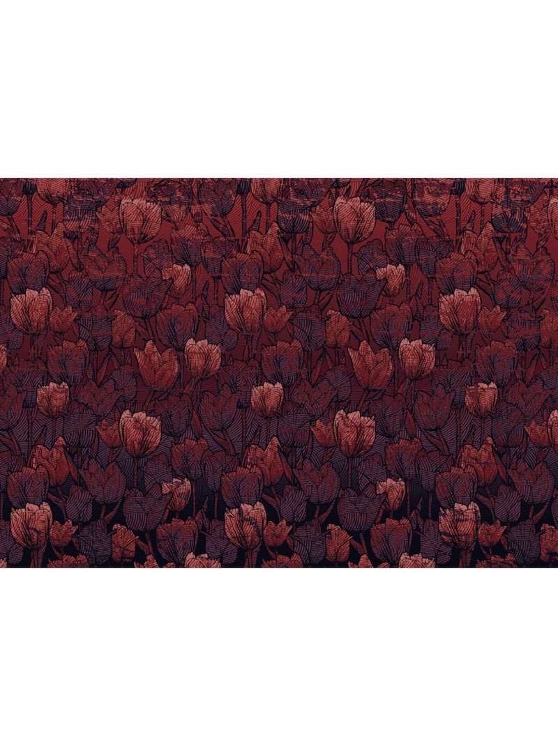 Papier peint panoramique - tulipe - taille: 400 x 280 cm Multicolore - Kiabi