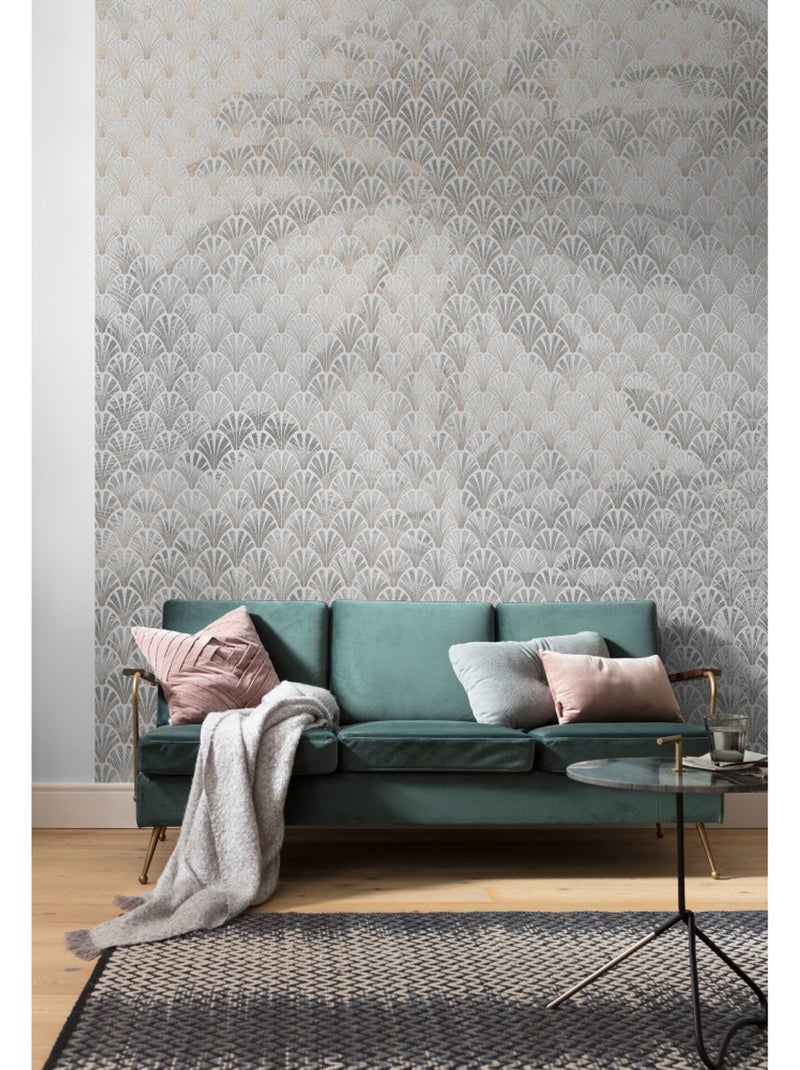 Papier peint panoramique - veil - taille: 200 x 280 cm Multicolore - Kiabi