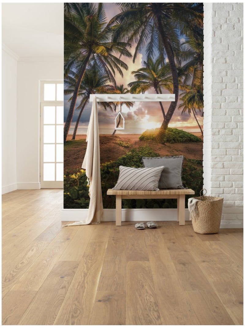 Papier peint panoramique - vertical paradise - taille: 200 x 280 cm Multicolore - Kiabi