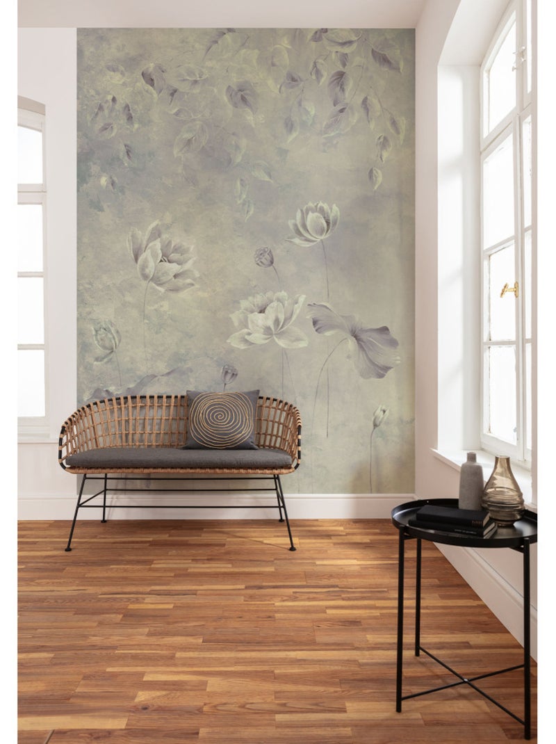 Papier peint panoramique - water lily - taille: 200 x 280 cm Multicolore - Kiabi