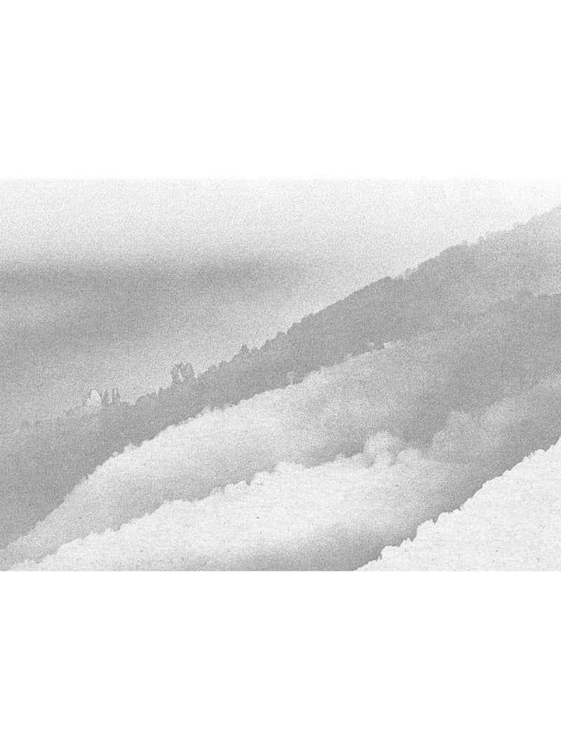 Papier peint panoramique - white noise mountain - taille: 200 x 280 cm Multicolore - Kiabi
