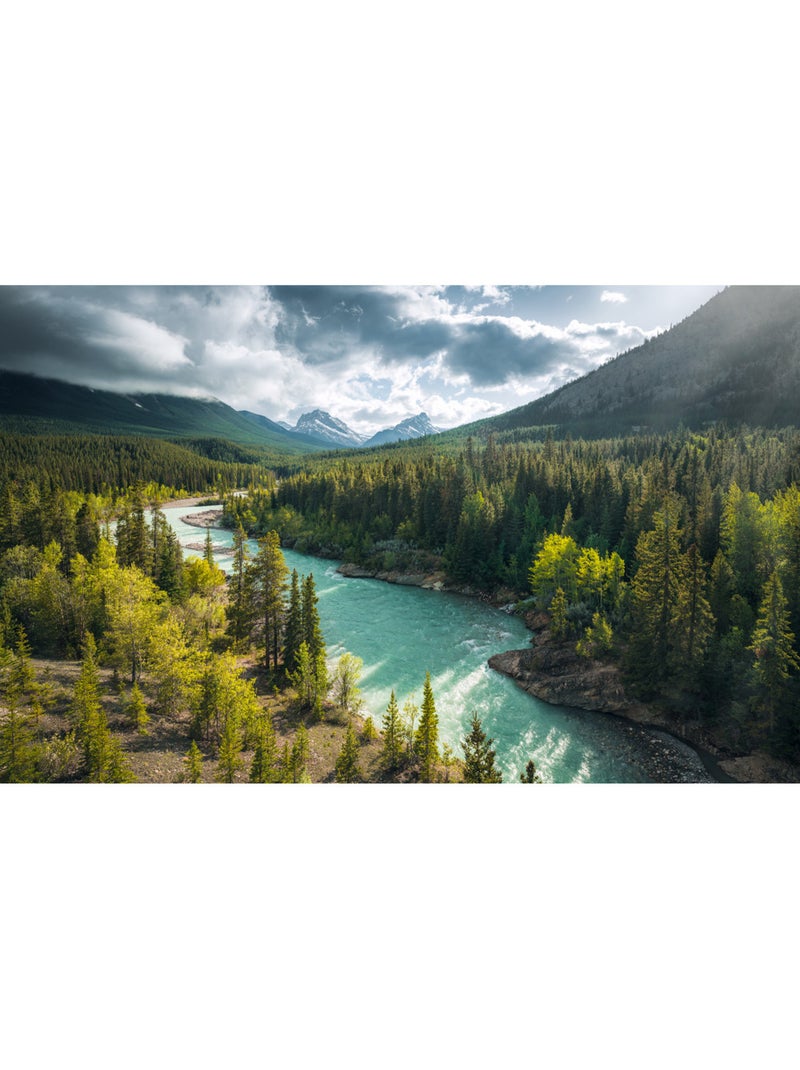 Papier peint panoramique - wild canada - taille: 450 x 280 cm Multicolore - Kiabi