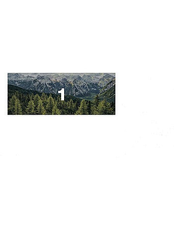 Papier peint panoramique - wild dolomites - taille: 200 x 100 cm